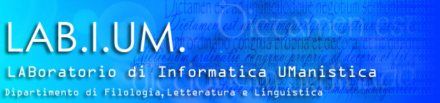 Laboratorio di Informatica Umanistica